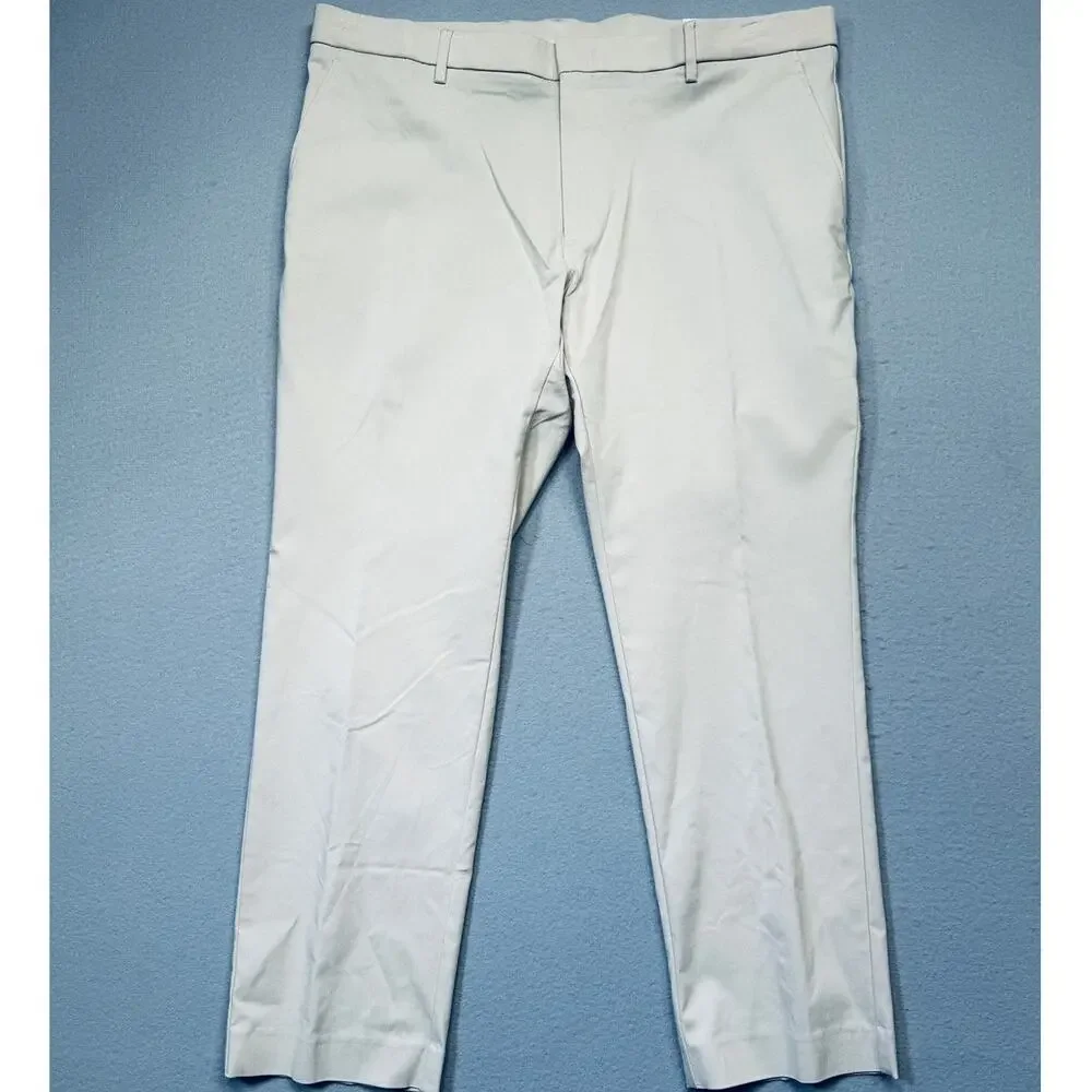 Tommy Hilfiger Men's Modern-Fit Solid Dress Pants - Butter 38x29 $95